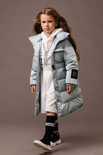Пальто для девочки GnK С-758 превью фото