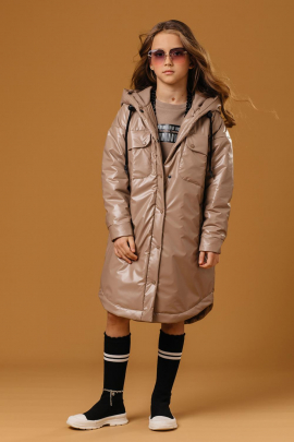 Пальто для девочки Gnk С-759 фото